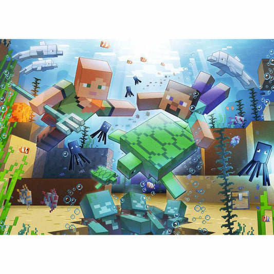 Ravensburger Minecraft Mosaic, Puzzle, Erwachsenenpuzzle, 1000 Teile, 12000421