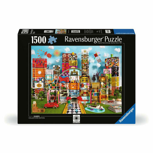 Ravensburger Eames House of Cards Fantasy, Puzzle, Erwachsenenpuzzle, 1500 Teile, 12000434