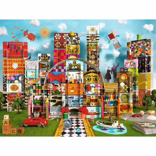 Ravensburger Eames House of Cards Fantasy, Puzzle, Erwachsenenpuzzle, 1500 Teile, 12000434