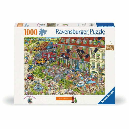 Ravensburger The Hotel, Puzzle, Erwachsenenpuzzle, 1000 Teile, 12000723