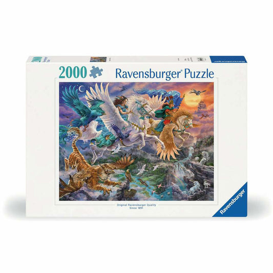 Ravensburger Auf dem Pegasus durch die Lüfte, Puzzle, Erwachsenenpuzzle, 2000 Teile, 12000806