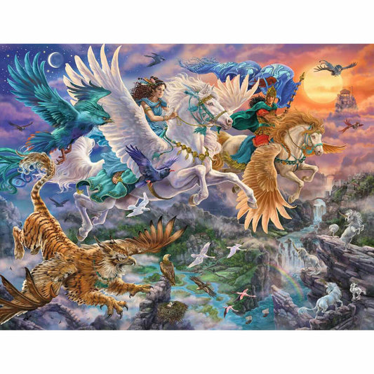 Ravensburger Auf dem Pegasus durch die Lüfte, Puzzle, Erwachsenenpuzzle, 2000 Teile, 12000806