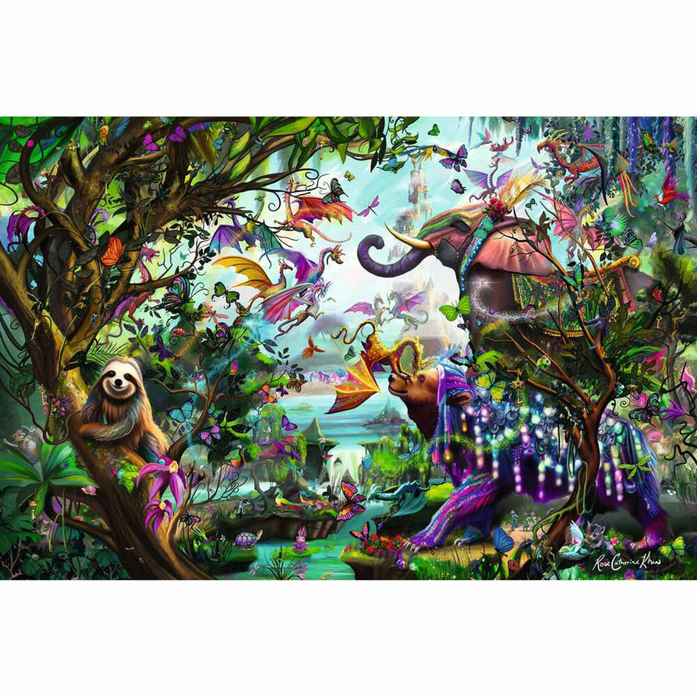 Ravensburger Die Drachen der Tropen, Puzzle, Erwachsenenpuzzle, 4000 Teile, 12000812