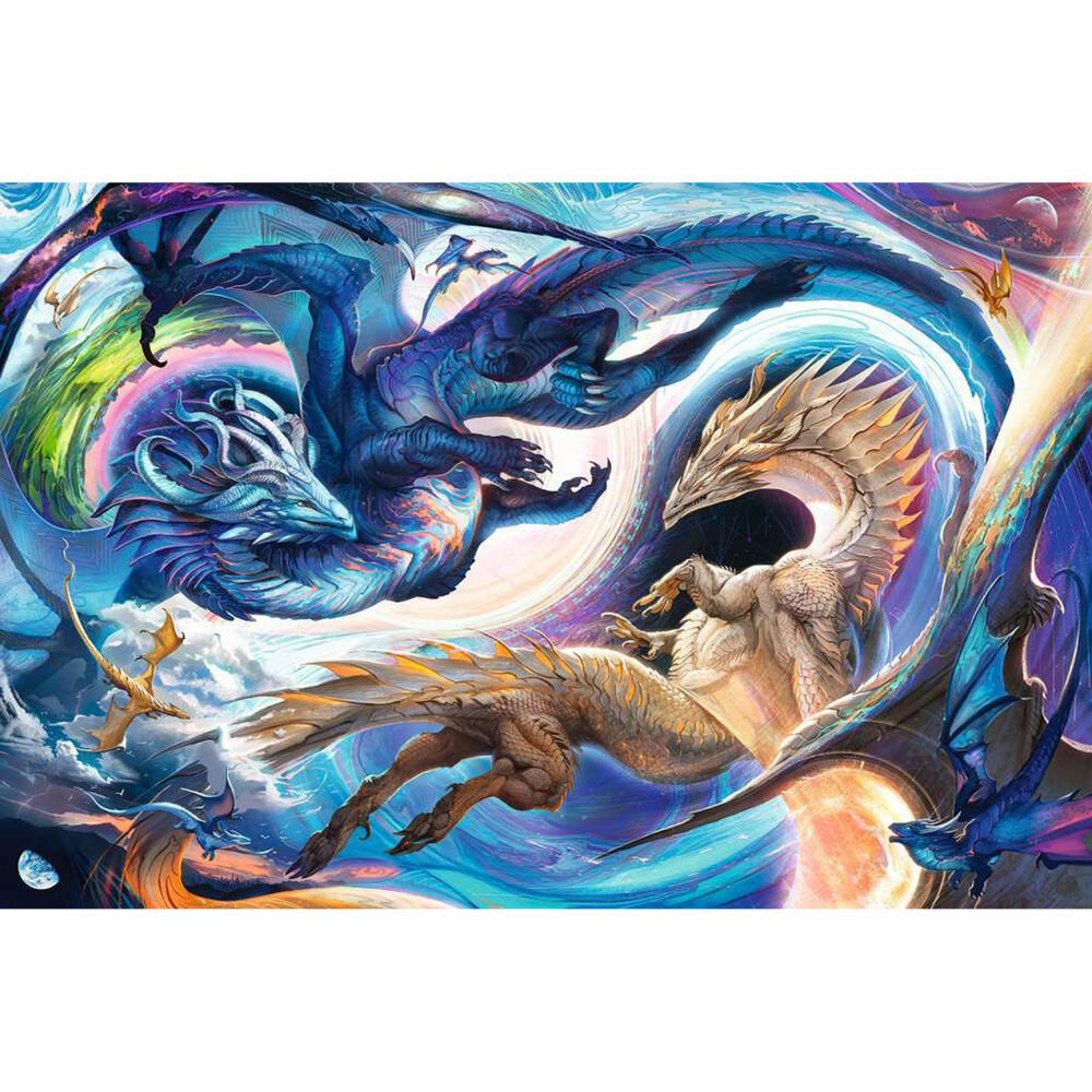 Ravensburger Gigantisches Drachenfest zur Tages- und Nachtstunde, Puzzle, Erwachsenenpuzzle, 5000 Teile, 12000813