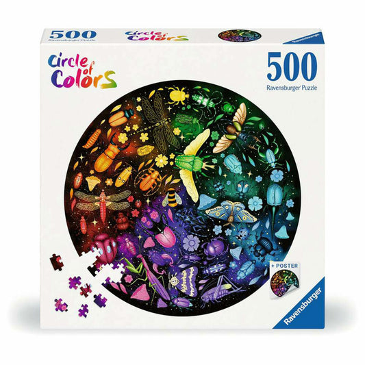 Ravensburger Insekten, Puzzle, Erwachsenenpuzzle, 500 Teile, 12000820