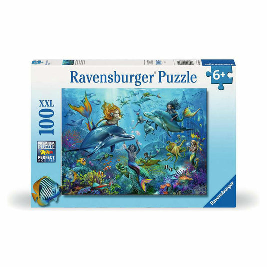 Ravensburger Abenteuer unter Wasser, Puzzle, Kinderpuzzle, 100 Teile XXL, ab 6 Jahren, 12000864