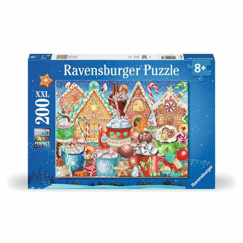 Ravensburger Süße Weihnachten, Puzzle, Kinderpuzzle, 200 Teile XXL, ab 8 Jahren, 12000867