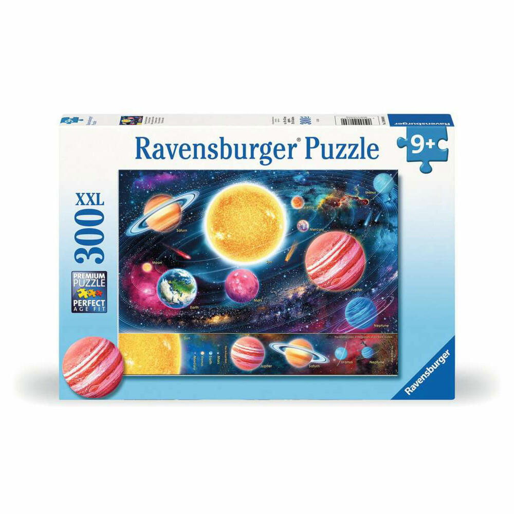 Ravensburger Unser Sonnensystem, Puzzle, Kinderpuzzle, 300 Teile XXL, ab 9 Jahren, 12000869