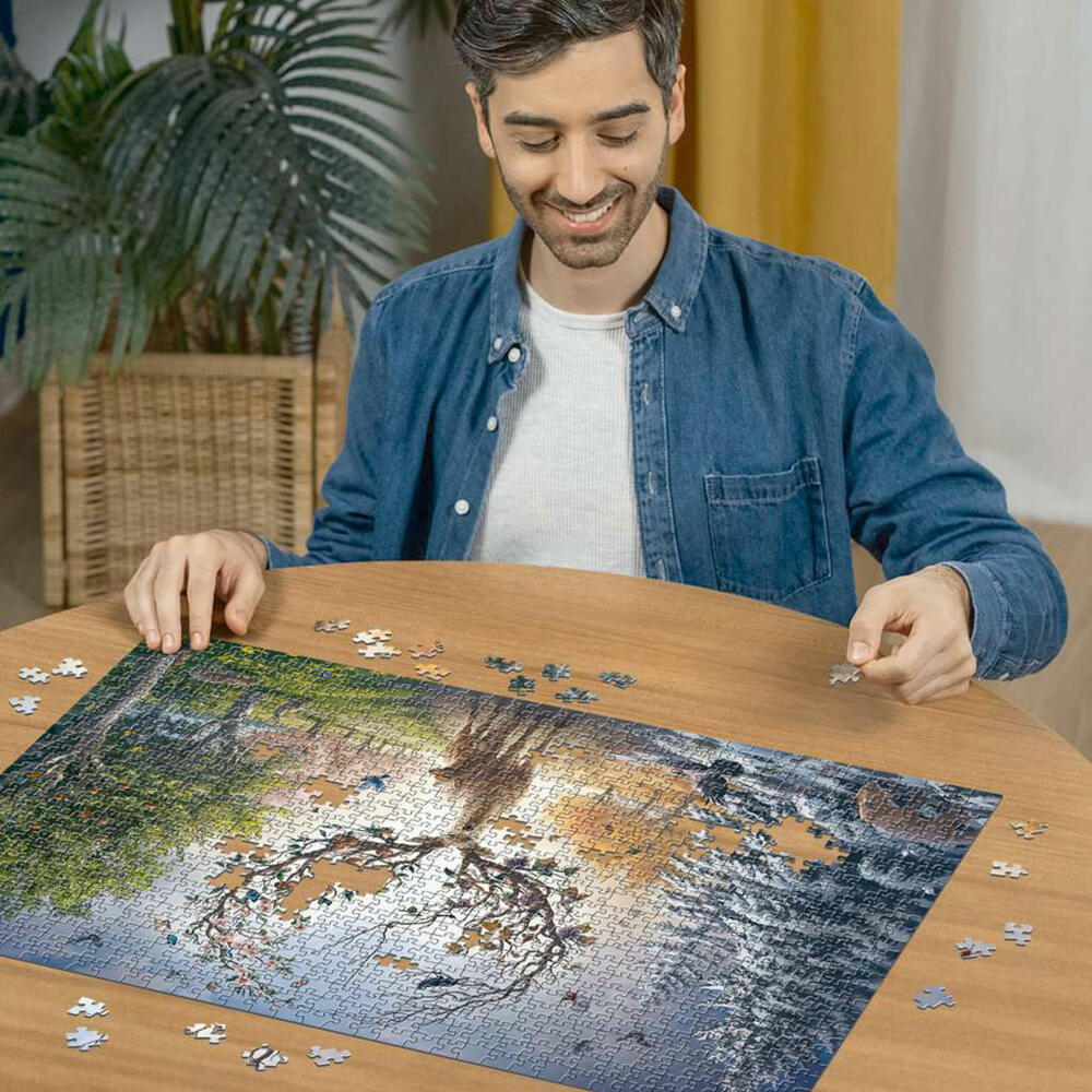 Ravensburger Der magische Hirsch und die vier Jahreszeiten, Puzzle, Erwachsenenpuzzle, 1000 Teile, 12001088