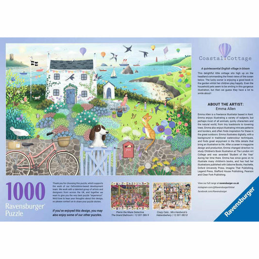 Ravensburger Hütte an der Küste, Puzzle, Erwachsenenpuzzle, 1000 Teile, 12001104