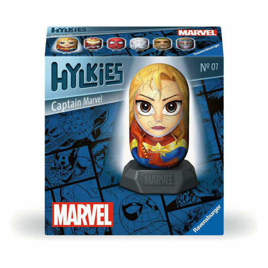 Ravensburger Hylkies Marvel Captain Marvel, 3D Puzzle, 54 Teile, ab 10 Jahre, 12001156
