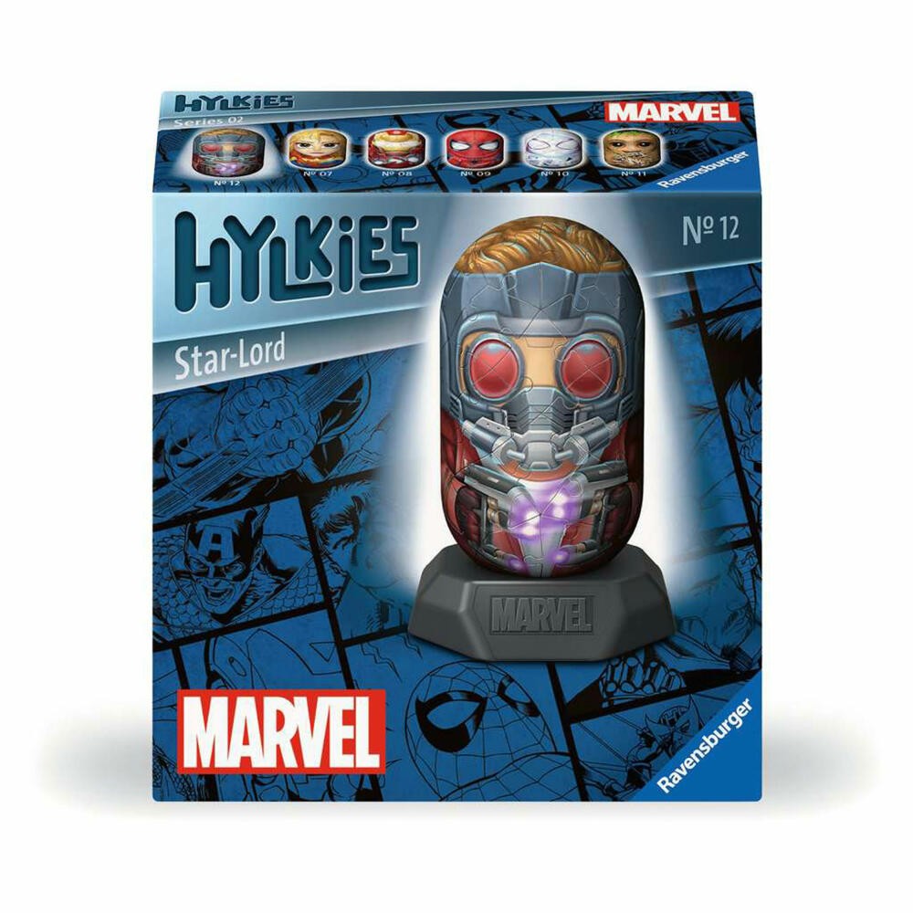 Ravensburger Hylkies Marvel Star-Lord, 3D Puzzle, 54 Teile, ab 10 Jahre, 12001161