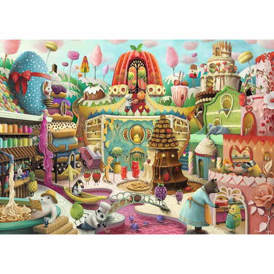 Ravensburger Süße Straße, Puzzle, Erwachsenenpuzzle, 1000 Teile, 12001195