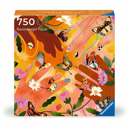 Ravensburger Art&Soul Blumen Festival, Puzzle, Erwachsenenpuzzle, 750 Teile, 12001200