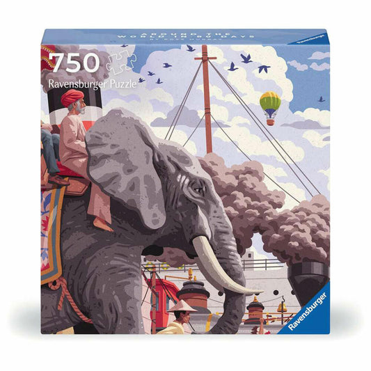 Ravensburger Art&Soul In 80 Tagen um die Welt, Puzzle, Erwachsenenpuzzle, 750 Teile, 12001201