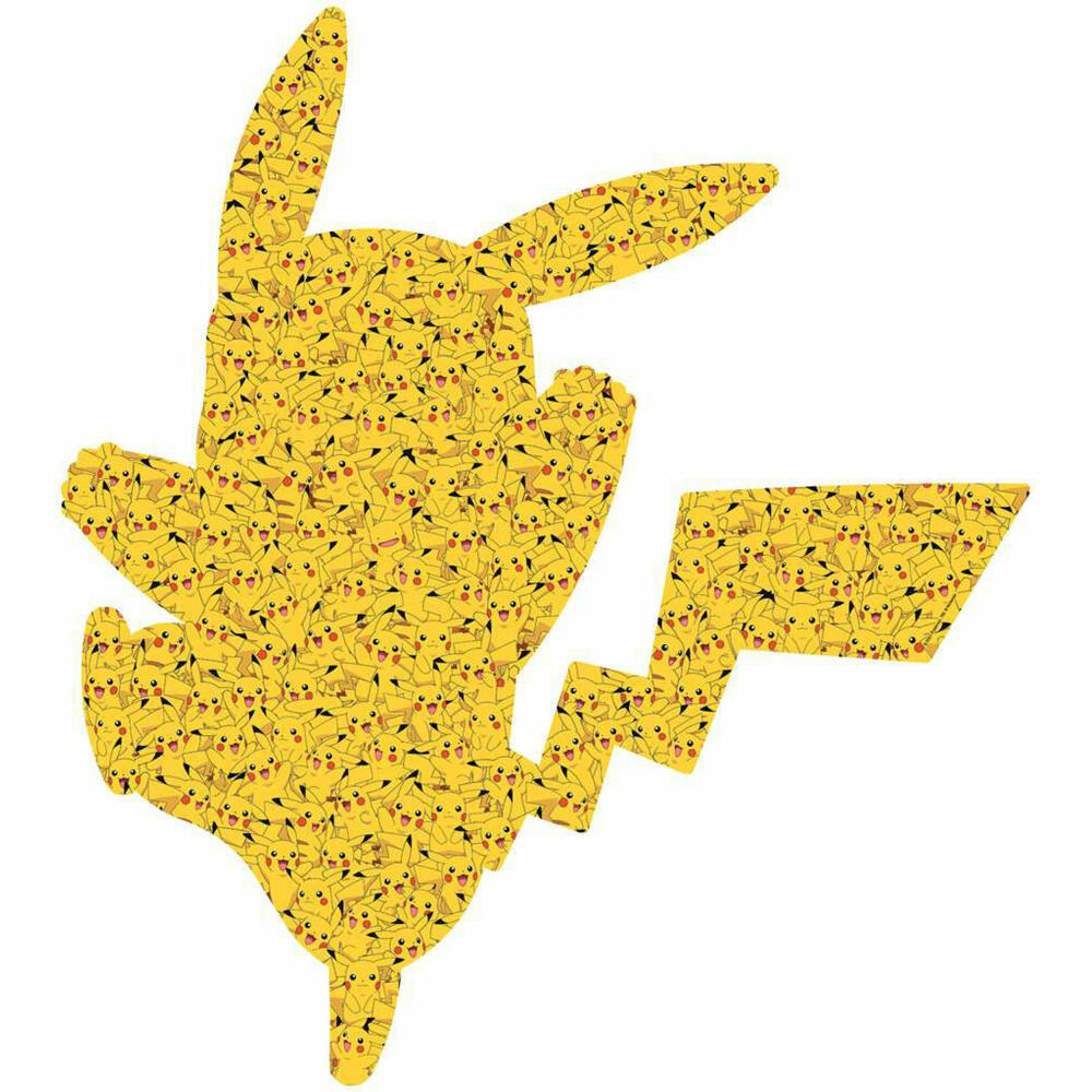 Ravensburger Pokemon Pikachu, Puzzle, Silhouettenpuzzle, Erwachsenenpuzzle, 727 Teile, 12001212