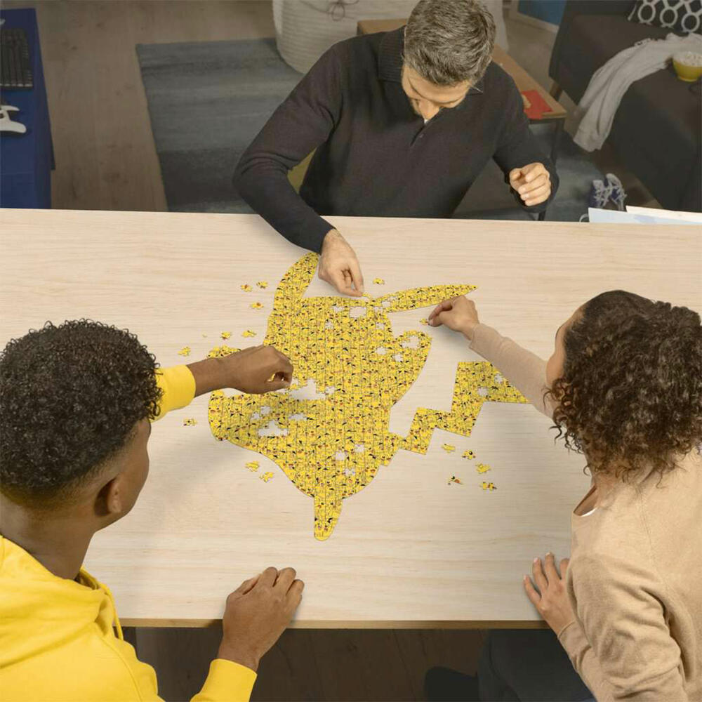 Ravensburger Pokemon Pikachu, Puzzle, Silhouettenpuzzle, Erwachsenenpuzzle, 727 Teile, 12001212