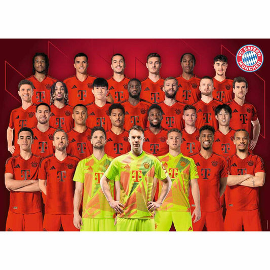 Ravensburger FC Bayern München Saison 2024/25, Puzzle, Erwachsenenpuzzle, 1000 Teile, 12001221