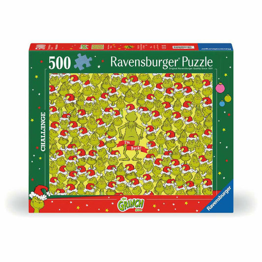 Ravensburger Der Grinch Fröhliche Grinchmas Challenge, Puzzle, Erwachsenenpuzzle, 500 Teile, 12001224