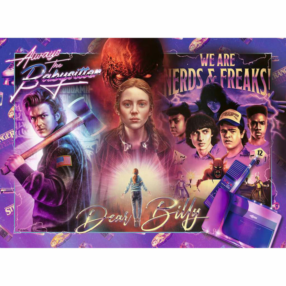 Ravensburger Stranger Things Mein lieber Billy, Puzzle, Kinderpuzzle, 300 Teile, 12001226