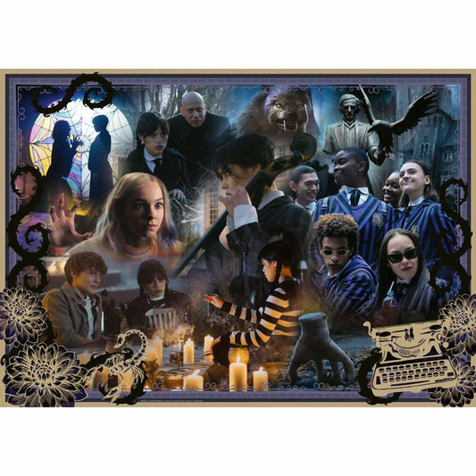 Ravensburger Wedneyday: Das Beste von Staffel 1, Puzzle, Erwachsenenpuzzle, 1000 Teile, 12001228