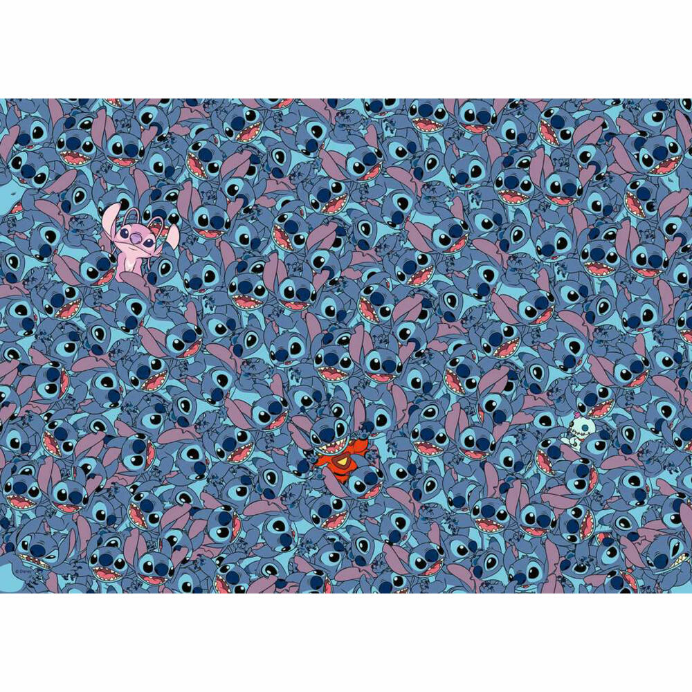 Ravensburger Disney Stitch Challenge, Puzzle, Erwachsenenpuzzle, 1000 Teile, 12001265