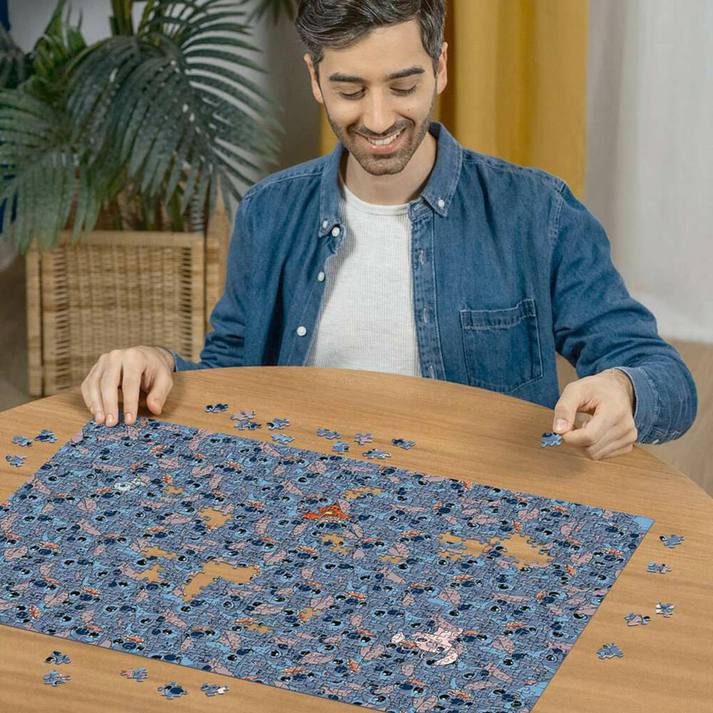 Ravensburger Disney Stitch Challenge, Puzzle, Erwachsenenpuzzle, 1000 Teile, 12001265