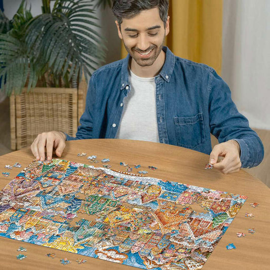 Ravensburger Das Dorf der Weihnachtsplätzchen, Puzzle, Erwachsenenpuzzle, 1000 Teile, 12001267