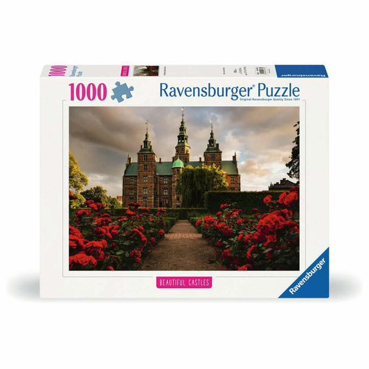 Ravensburger Schloss Rosenborg, Dänemark, Puzzle, Erwachsenenpuzzle, 1000 Teile, 12001336