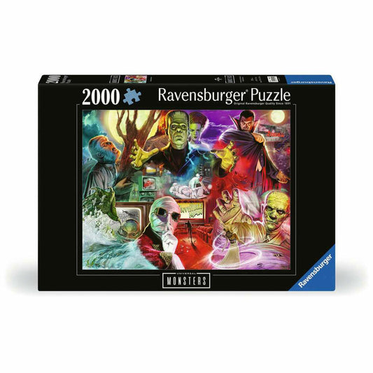 Ravensburger Universal Monsters, Puzzle, Erwachsenenpuzzle, 2000 Teile, 12001341