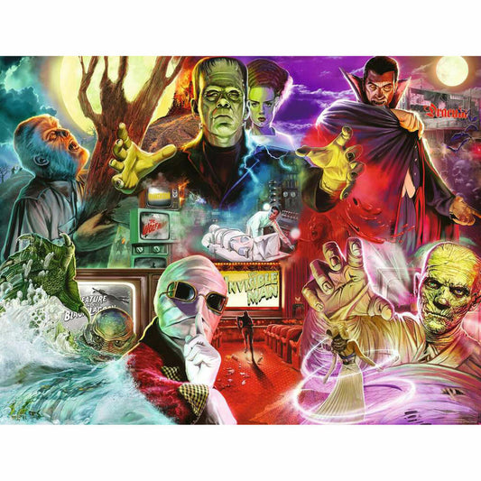 Ravensburger Universal Monsters, Puzzle, Erwachsenenpuzzle, 2000 Teile, 12001341