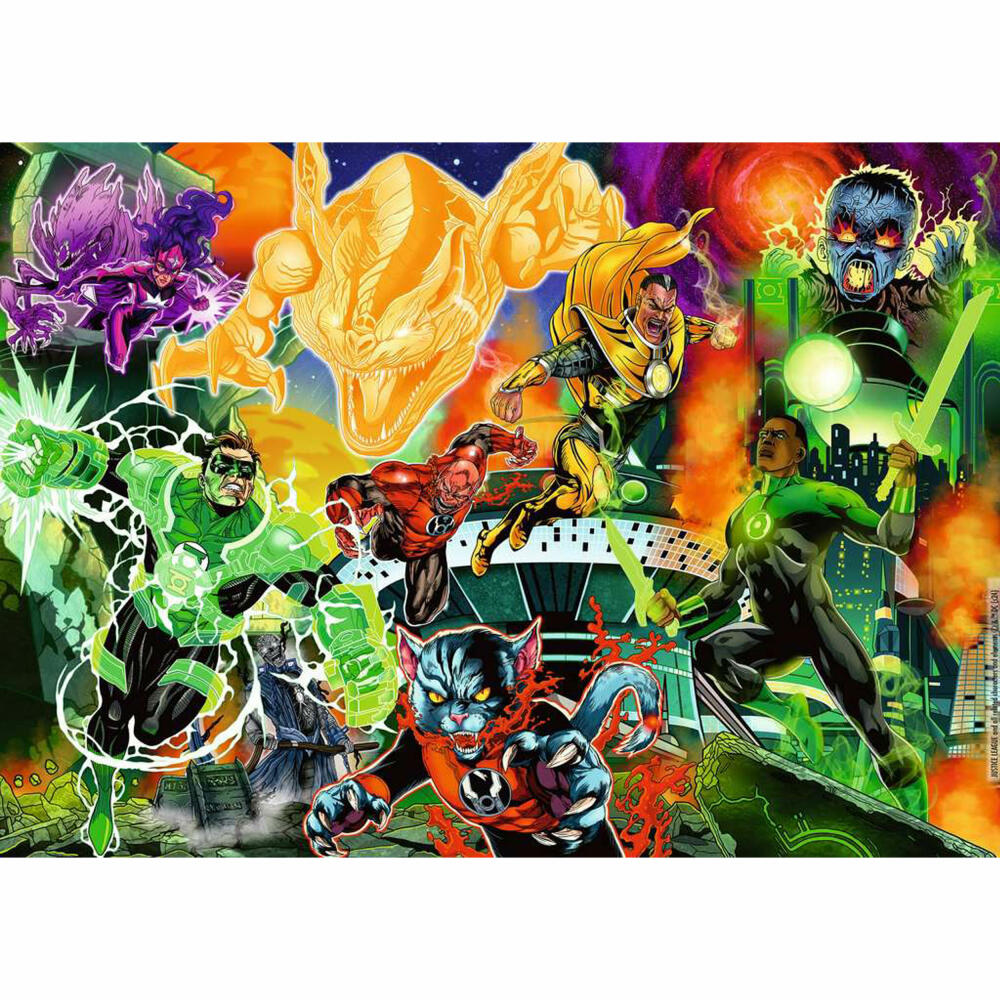 Ravensburger Justice League Grüne Laternen , Puzzle, Erwachsenenpuzzle, 1000 Teile, 12001345