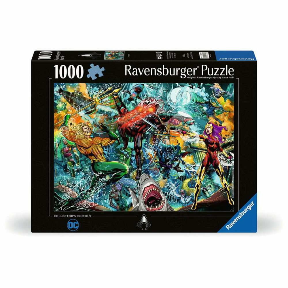 Ravensburger Justice League Aquaman, Puzzle, Erwachsenenpuzzle, 1000 Teile, 12001346
