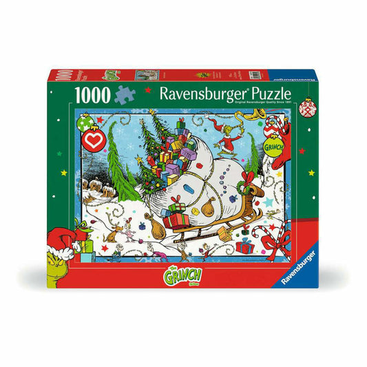Ravensburger Der Grinch, Puzzle, Erwachsenenpuzzle, 1000 Teile, 12001351