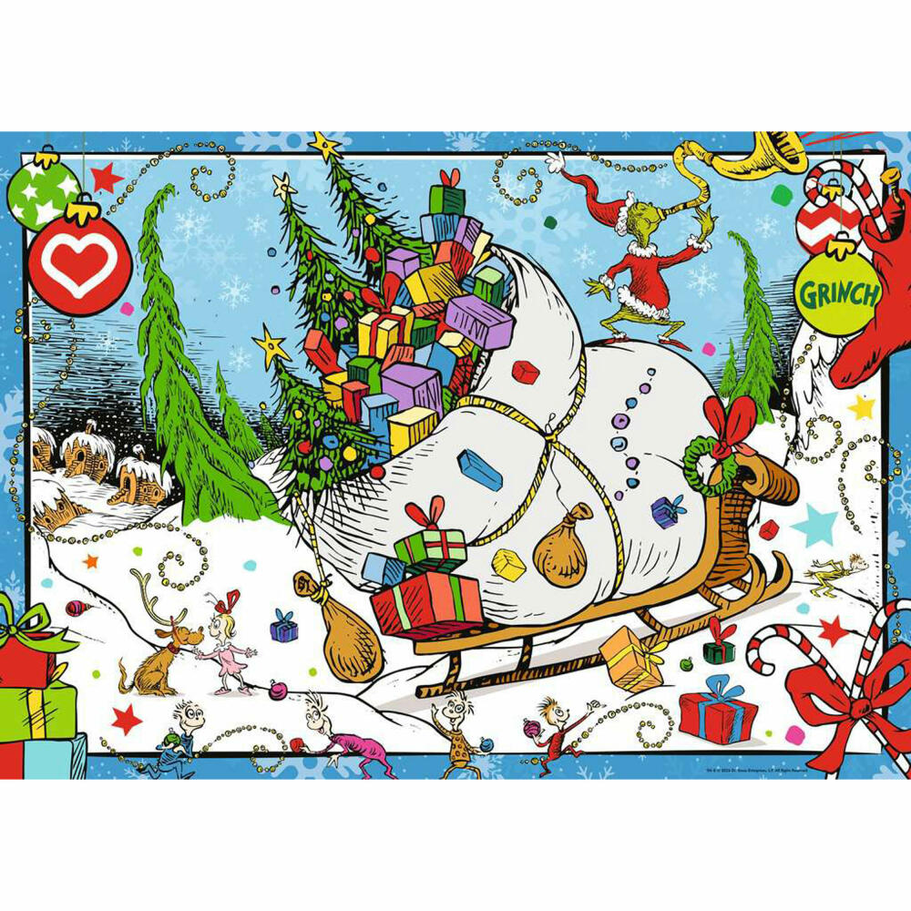 Ravensburger Der Grinch, Puzzle, Erwachsenenpuzzle, 1000 Teile, 12001351