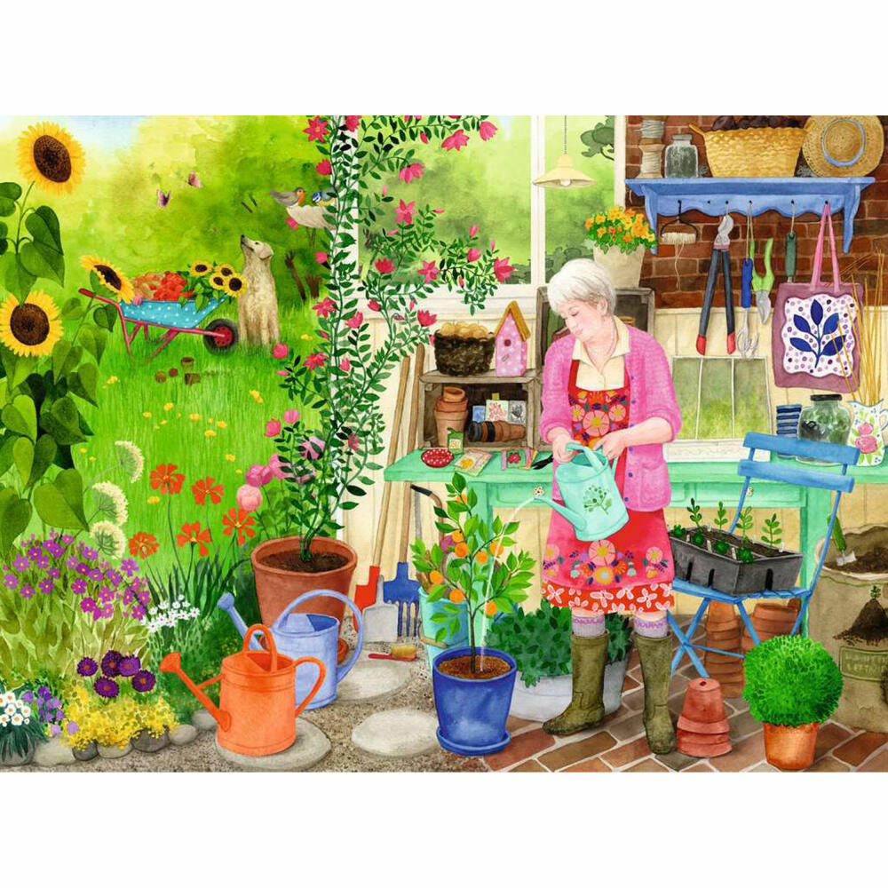 Ravensburger Gartenarbeit, Puzzle, Kinderpuzzle, 100 Teile XL, ab 9 Jahren, 12001362