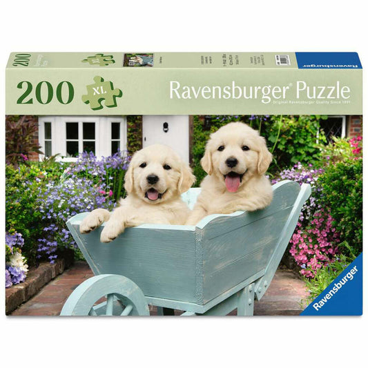Ravensburger Golden Retriever, Puzzle, Kinderpuzzle, 200 Teile, ab 9 Jahren, 12001368