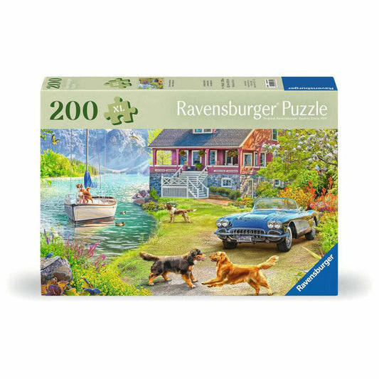 Ravensburger Sommerhaus am See, Puzzle, Kinderpuzzle, 200 Teile, ab 9 Jahren, 12001370