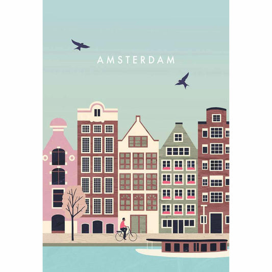 Ravensburger Puzzle Moment Amsterdam, Erwachsenenpuzzle, 99 Teile, 12001377