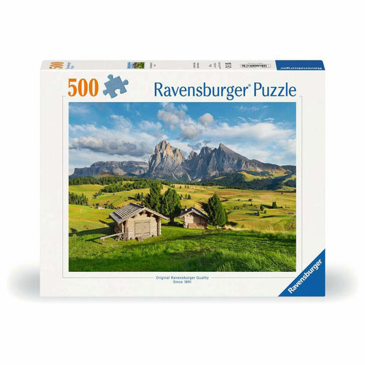 Ravensburger Dolomitenidylle Seiser Alm, Puzzle, Erwachsenenpuzzle, 500 Teile, 12001383