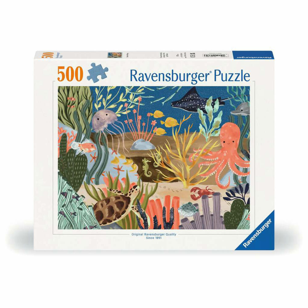 Ravensburger Ozean-Laune, Puzzle, Erwachsenenpuzzle, 500 Teile, 12001385