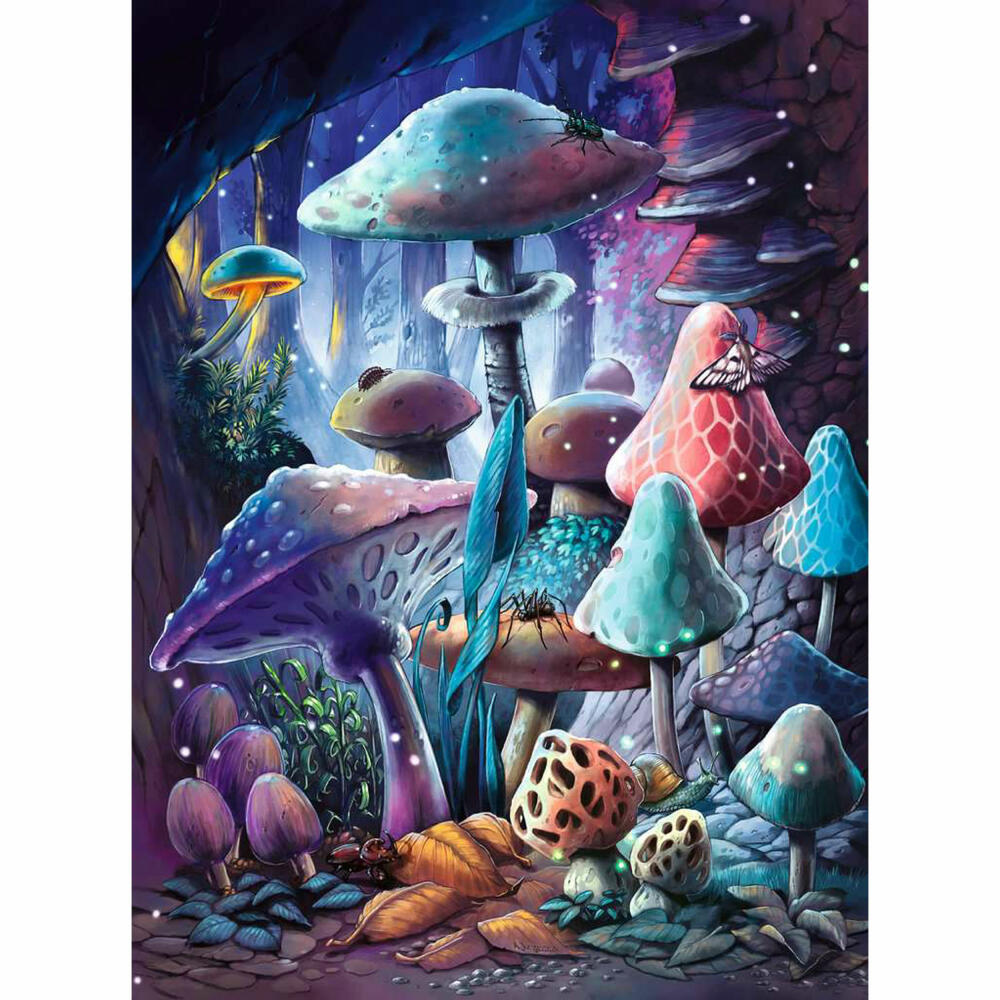 Ravensburger Pilze im Mondschein, Puzzle, Erwachsenenpuzzle, 500 Teile, 12001386
