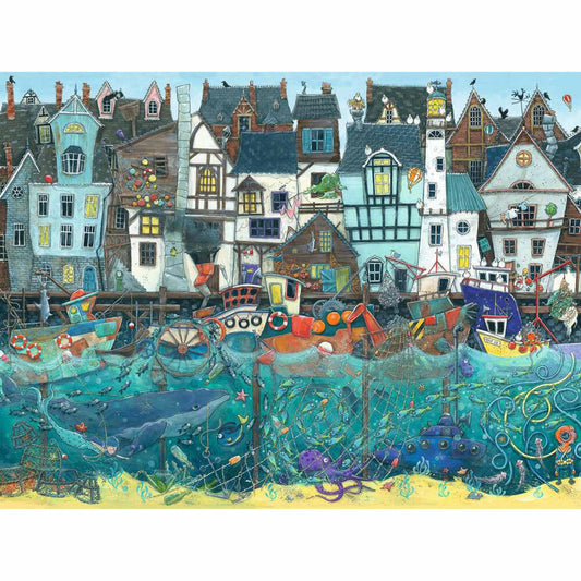 Ravensburger Hafen der Wunder: Ein geschäftiger Fantasy-Hafen, Puzzle, Erwachsenenpuzzle, 1500 Teile, 12001398