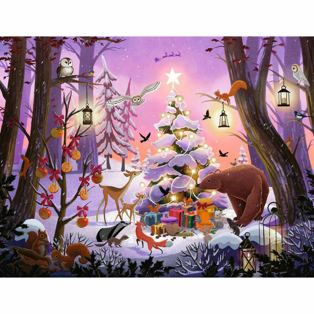 Ravensburger Weihnachten im Wald, Puzzle, Erwachsenenpuzzle, 2000 Teile, 12001417