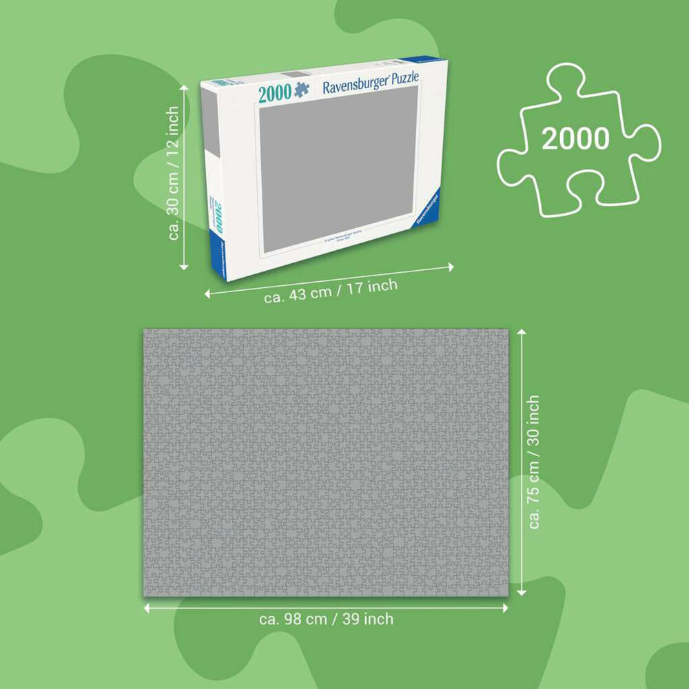 Ravensburger Weihnachten im Wald, Puzzle, Erwachsenenpuzzle, 2000 Teile, 12001417