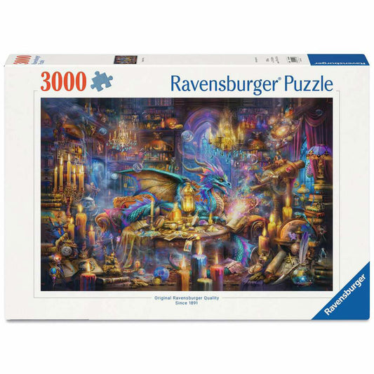 Ravensburger Drachenbibliothek, Puzzle, Erwachsenenpuzzle, 3000 Teile, 12001418