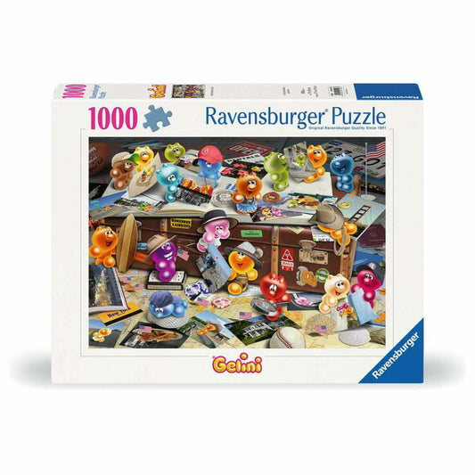 Ravensburger Gelini Deutscher Tourist, Puzzle, Erwachsenenpuzzle, 1000 Teile, 12001426