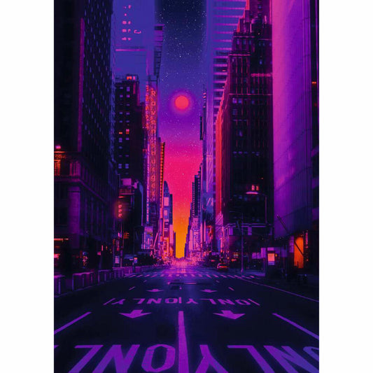 Ravensburger New York in Neon, Puzzle, Erwachsenenpuzzle, 1000 Teile, 12001436