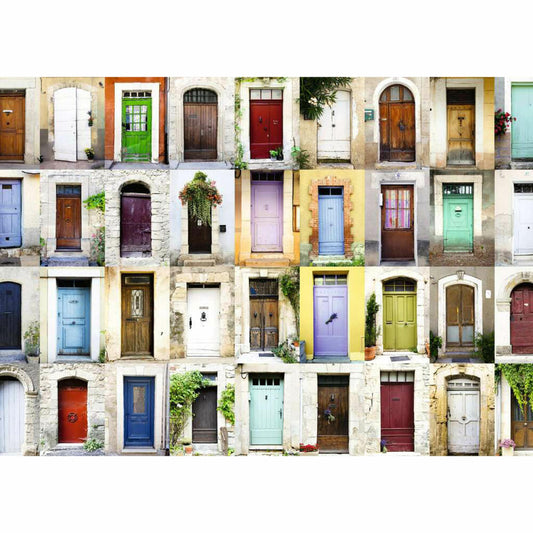 Ravensburger Schöne Türen in der französischen Provinz, Puzzle, Erwachsenenpuzzle, 1000 Teile, 12001437