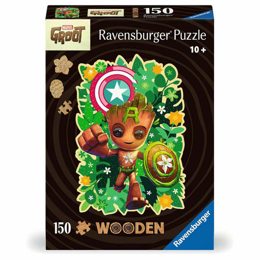 Ravensburger Marvel Groot, Puzzle, Erwachsenenpuzzle, 150 Teile, 12001459